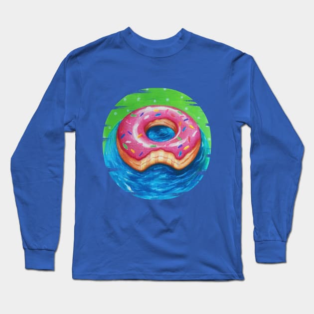 Donut Long Sleeve T-Shirt by Lyara Costa